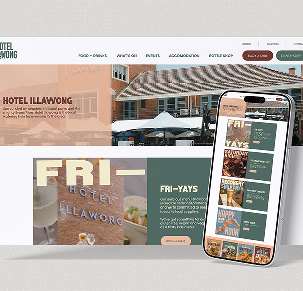 Hotel Illawong - Website Design