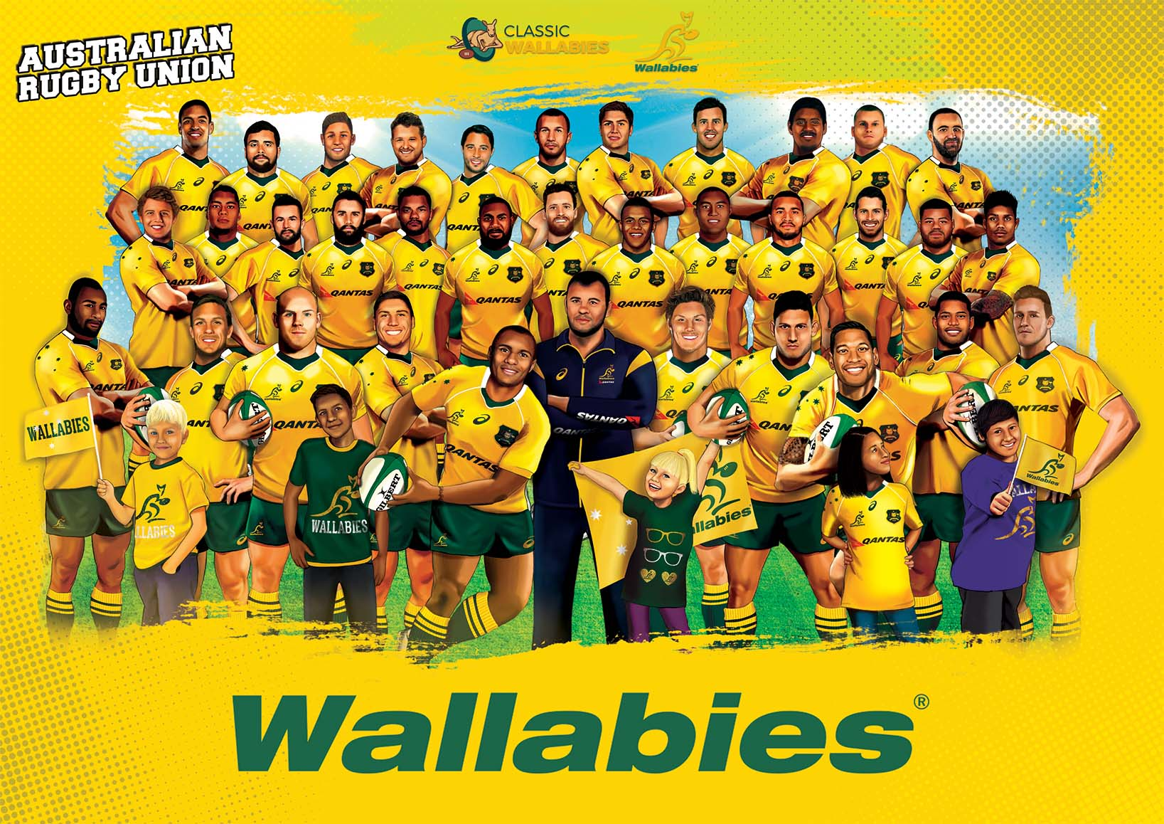 Wallabies - Poster